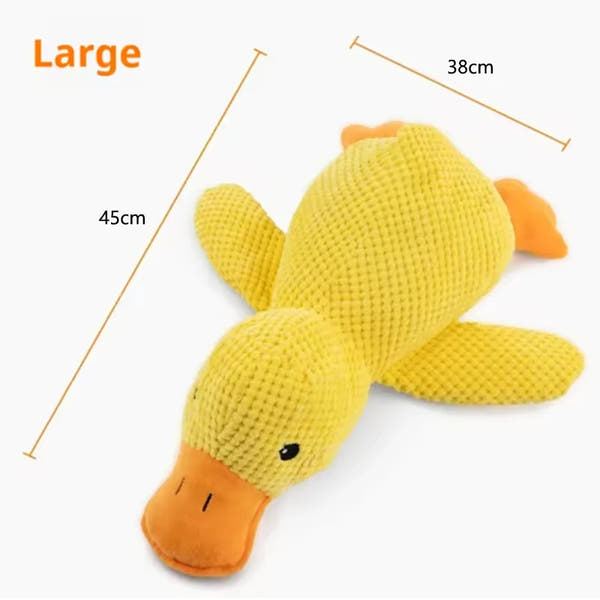 Dog Toy Stomping Duck Bite Resistant Grinding Teeth Cleaning Large Dog Interactive Entertainment Puppy Boredom Pet Plush Toy