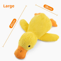 Dog Toy Stomping Duck Bite Resistant Grinding Teeth Cleaning Large Dog Interactive Entertainment Puppy Boredom Pet Plush Toy