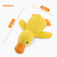 Dog Toy Stomping Duck Bite Resistant Grinding Teeth Cleaning Large Dog Interactive Entertainment Puppy Boredom Pet Plush Toy